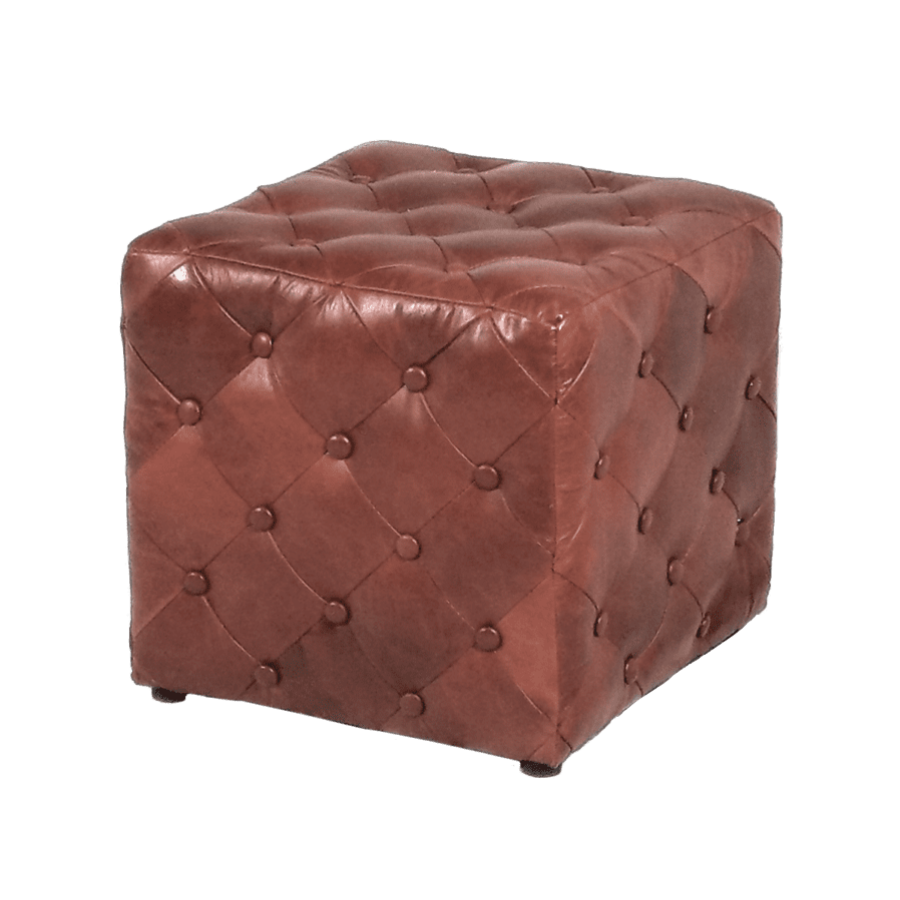 Chesterfield Vintage Hocker klein